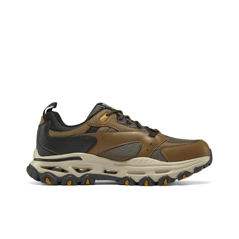 Skechers Catapult Cushioning Anti-Slip And Wear-Resistant Low-Top Chunky Sneakers Men's Brown-1