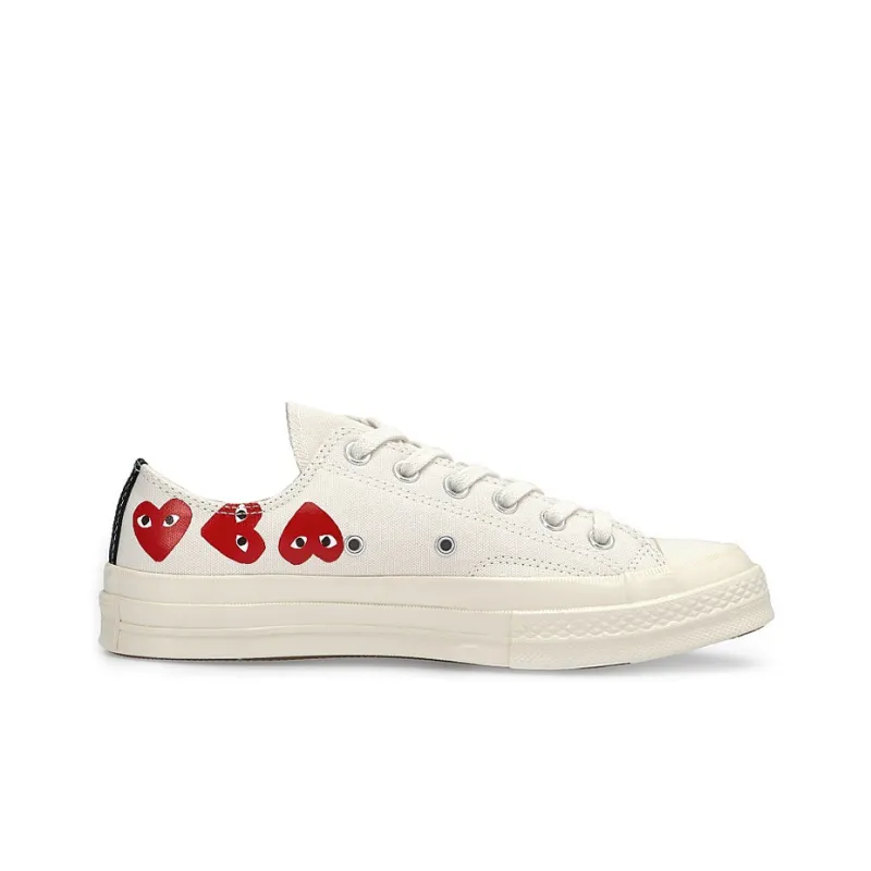 Converse Chuck Taylor All Star 70 Ox Comme Des Garcons Play Multi Heart White-1