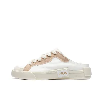 FILA FUSION Pop Mule Skate Shoes 'White Beige'