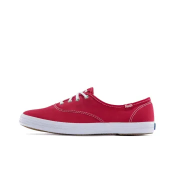 Keds Canvas Shoes Women's Low Top Red White