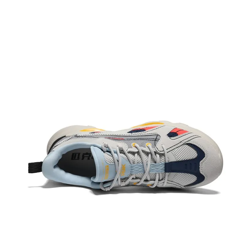 PEAK Chunky Sneakers Men Low Top Cloud Gray-3