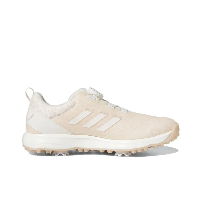 Adidas S2G Boa Spiked Golf Shoes 'Chalk White Wonder Quartz' Women's-1