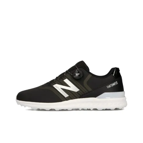 New Balance Golf Shoes Unisex Low-Top Black/White