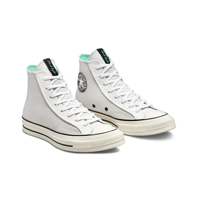 Converse 1970s Chuck Taylor All Star Wear Resistant High Top Canvas Shoes Unisex Gray-2
