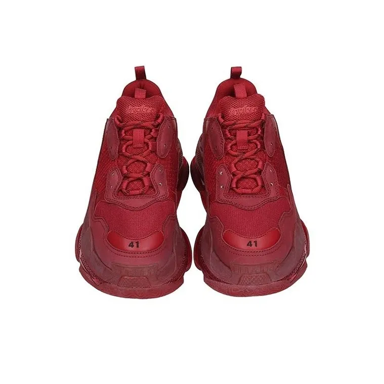 Balenciaga Triple S Sneaker 'Burgundy'-3
