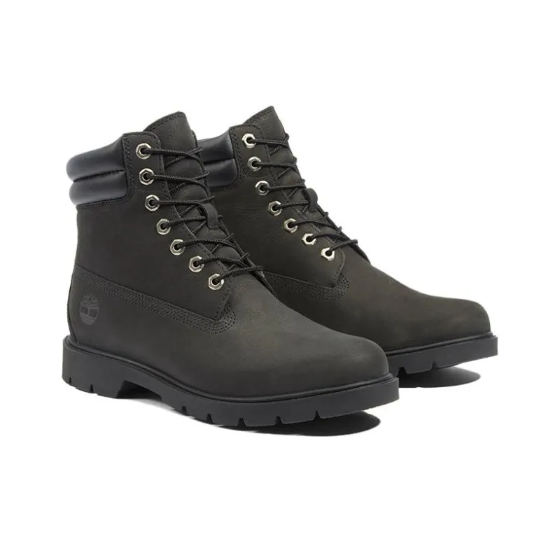 Timberland Premium 6 Inch Double Collar Boot 'Black'-1