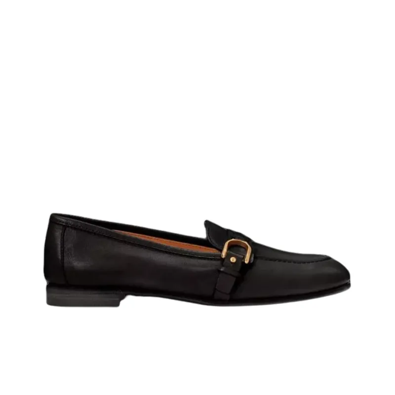 Polo Ralph Lauren Audrey Welington Flat Shoes Women's Black-1