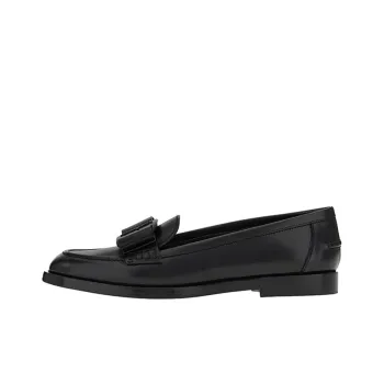 FERRAGAMO Viva Loafers Women's Black