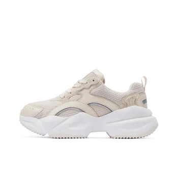PONY NS501 Slip Resistant Low Top Chunky Sneakers Unisex Beige
