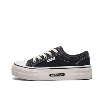 Warrior Low Top Canvas Shoes Women's Black
