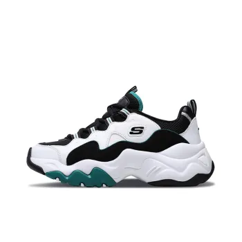 Skechers D'lites 3.0 Gs Black/White/Green Women's