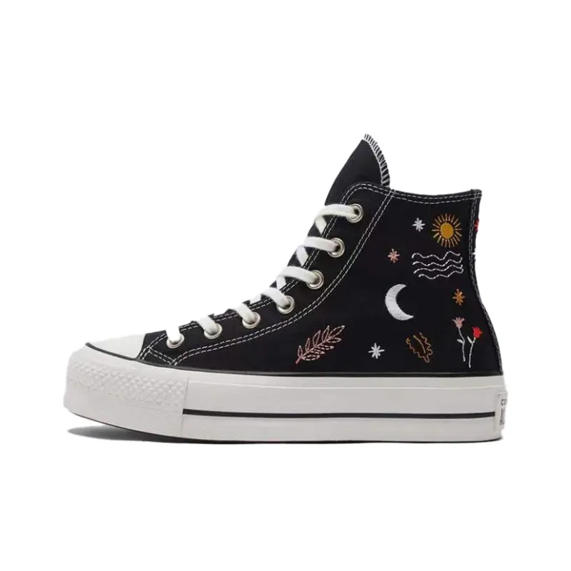 Converse Women's Chuck Taylor All Star Platform High 'It's Okay To Wander Black' Women's-0