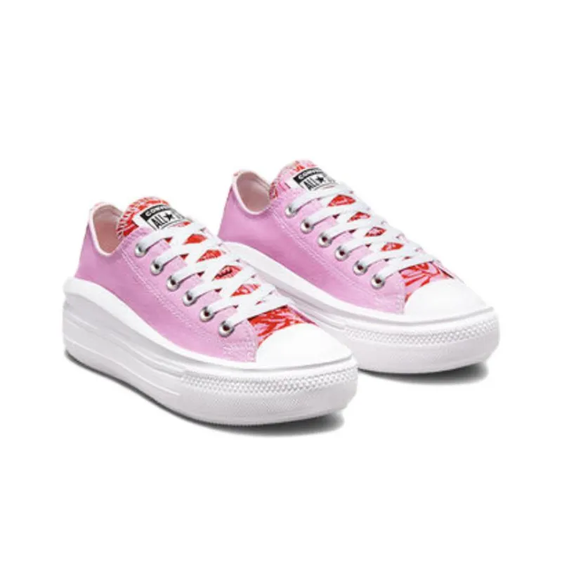 Converse Chuck Taylor All Star Move Platform Low Tropical Florals Beyond Pink Women's-2