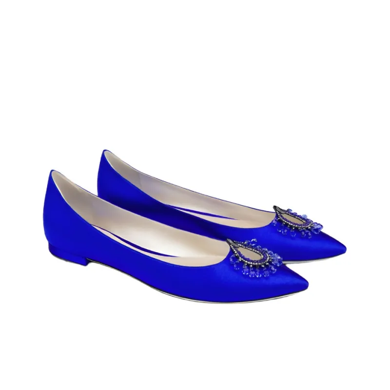 RENE CAOVILLA Chantel Women's Casual Shoes Women's Blue-2