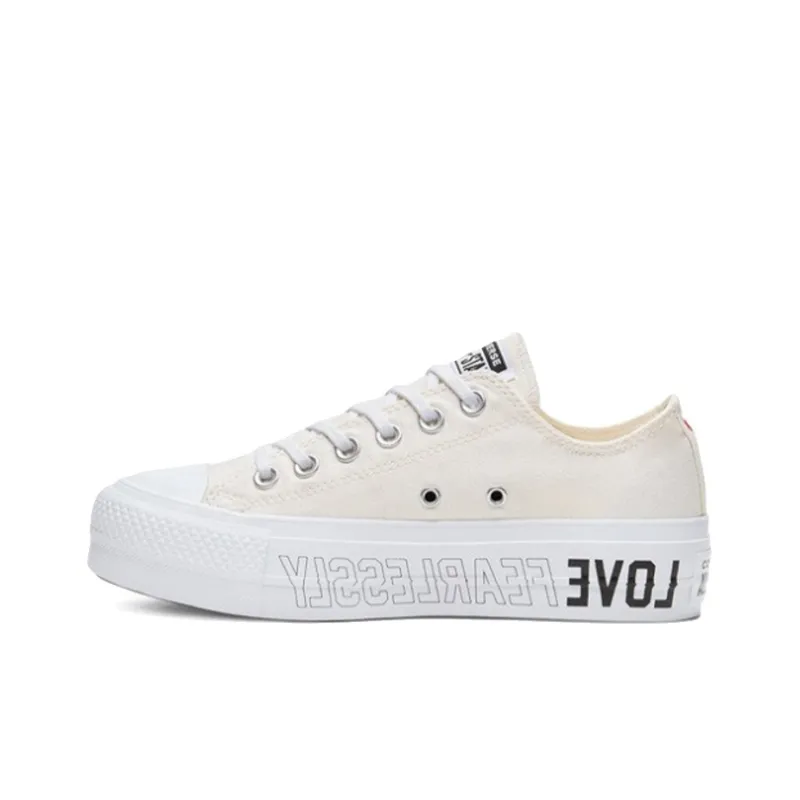 Converse Women's Chuck Taylor All Star Lift Low 'Love Fearlessly' Women's-0