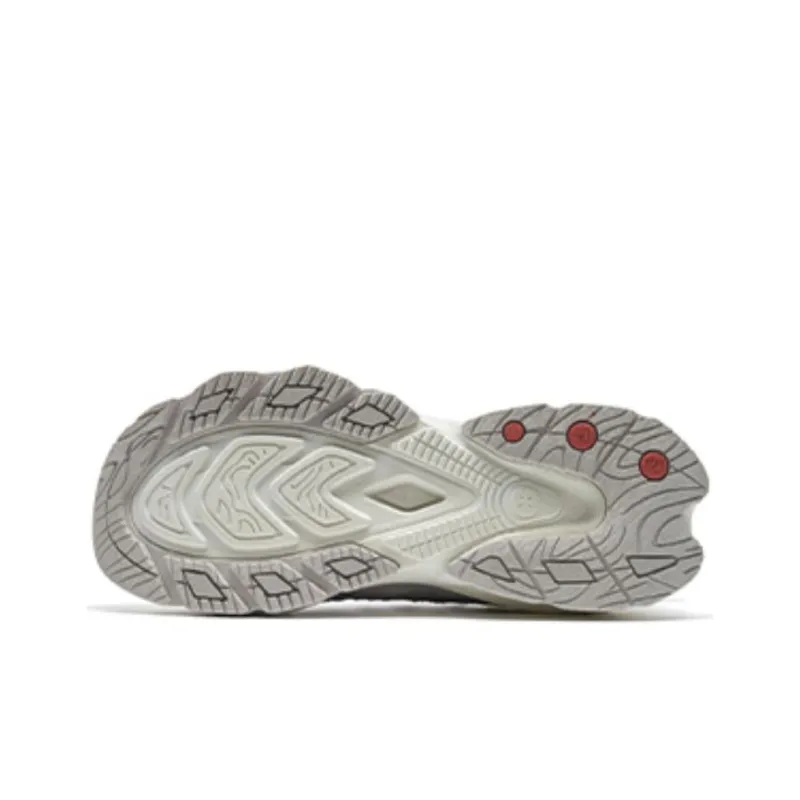 XTEP Thalassin Cushioning Anti Slip And Wear Resistant Low Top Chunky Sneakers Men's Sail White Ash Gray-4