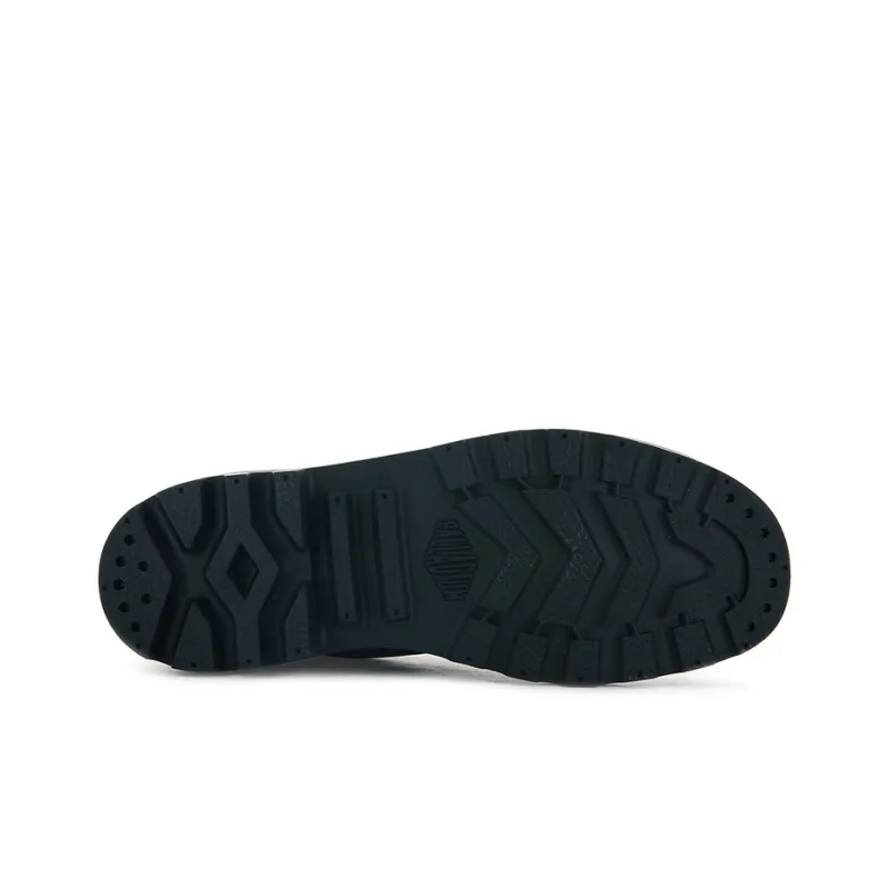 Palladium Pampa Mono Metro Slip Resistant, Abrasion Resistant, Breathable High Top Canvas Shoes Unisex Black-4