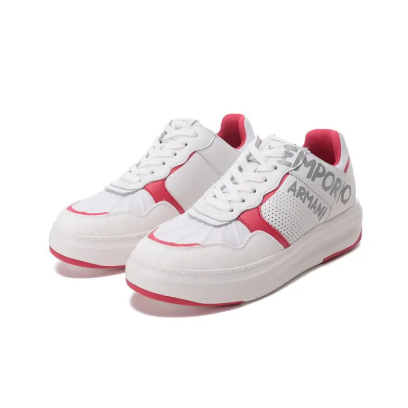 EMPORIO ARMANI Low Top Casual Shoes Women's White-2