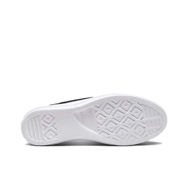 Converse Chuck Taylor All Star Ultra Expressive Craft Wear-Resistant Mid-Top Canvas Shoes Unisex Black White-5