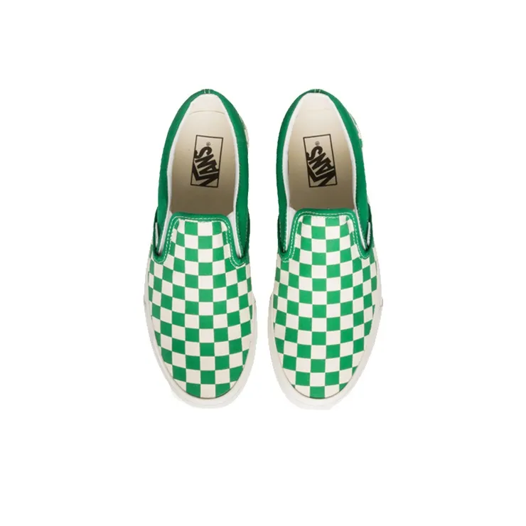 Vans Classic Slip On 'Nextor Checkerboard Jolly Green'-2