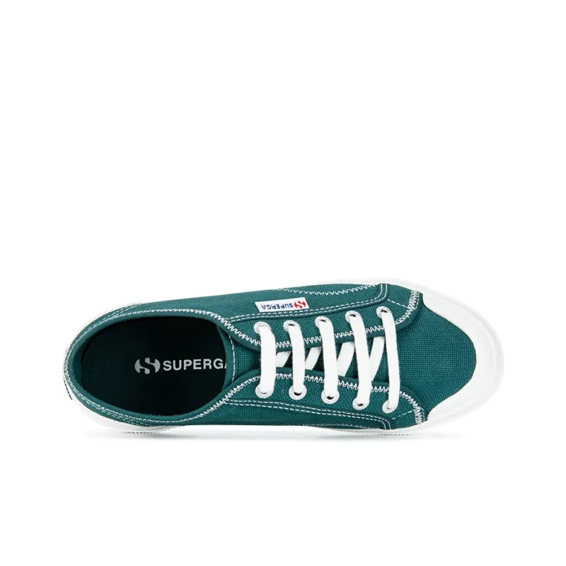 SUPERGA Canvas Shoes Unisex Low Top Green-3