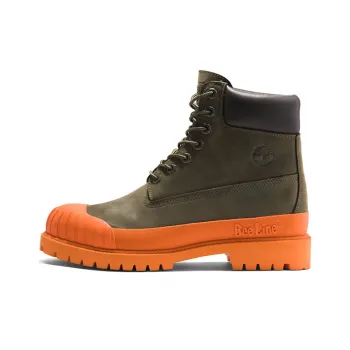 Timberland Bee Line X 6 Inch Premium Ruuber Toe Boot 'Dark Green Orange'