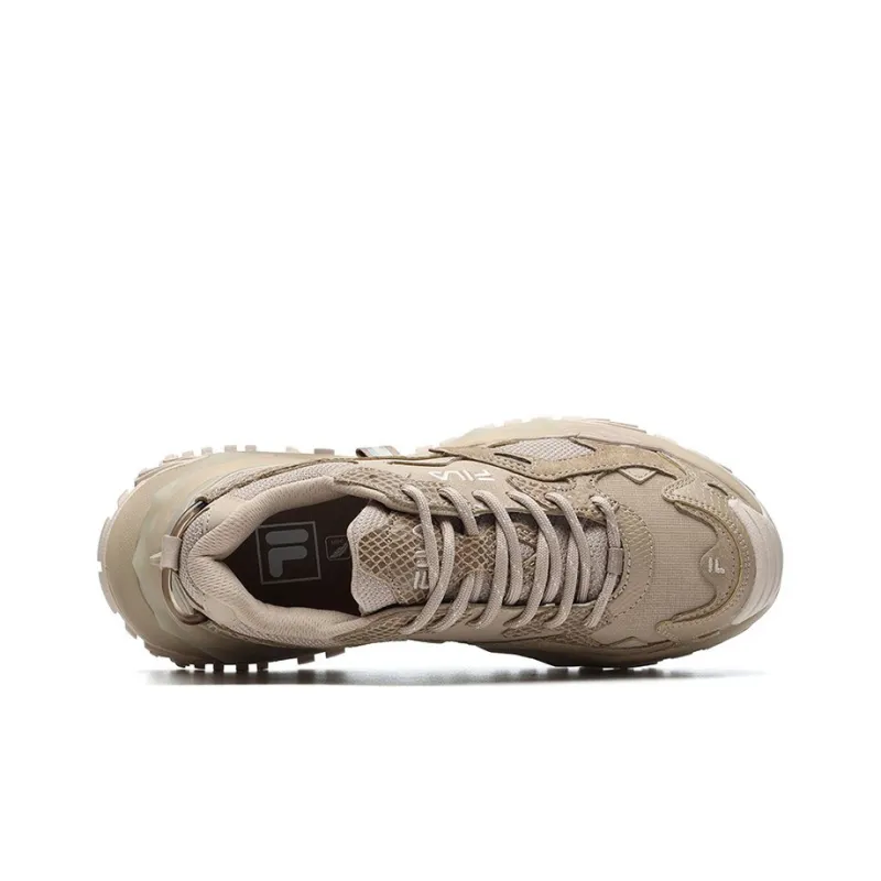 FILA FUSION Bianco Sneakers 'Brown' Women's-4