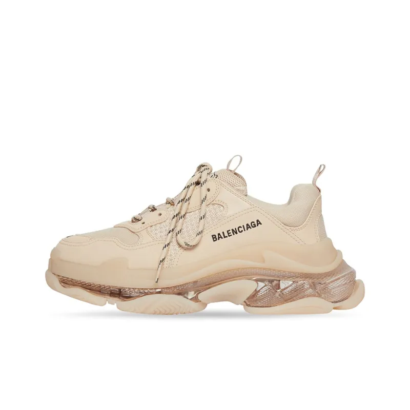 Balenciaga Triple S Chunky Sneakers Women's Beige-0