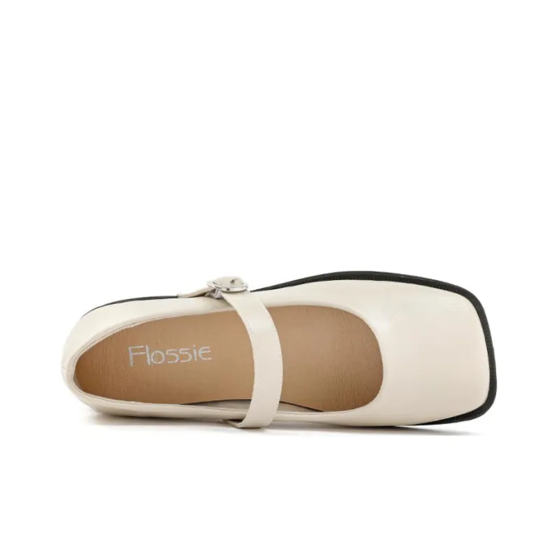 FLOSSIE Women's Casual Shoes Women's Low-Top Beige-4