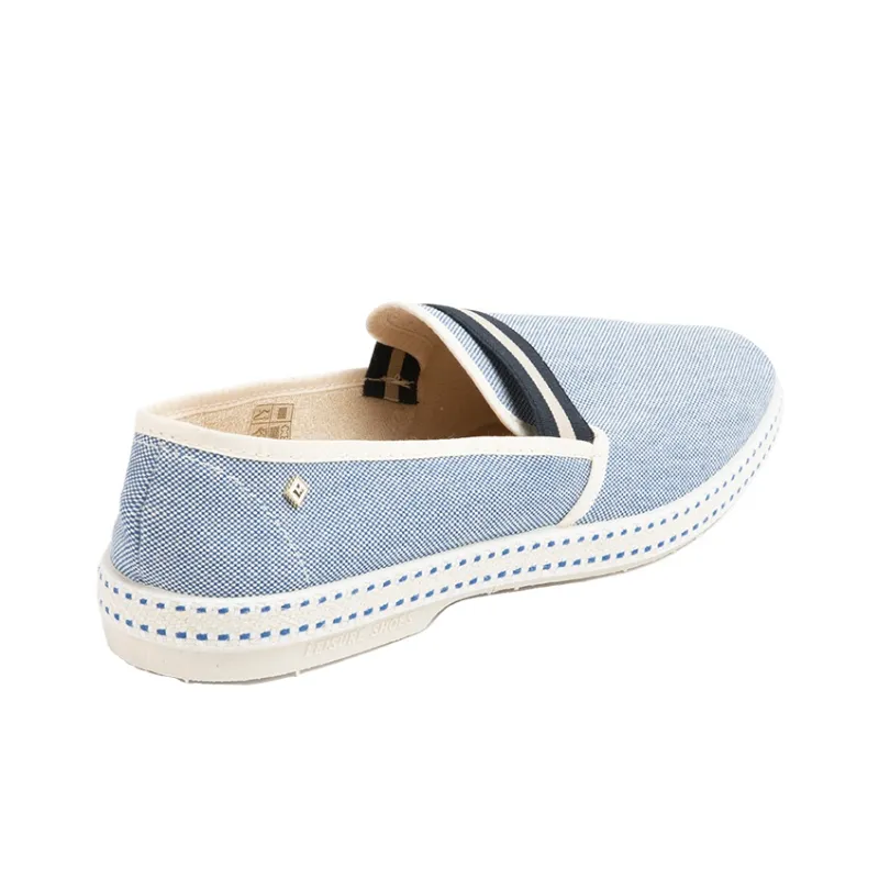 Rivieras Women's Casual Shoes Unisex Low Top Oxford Blue-3