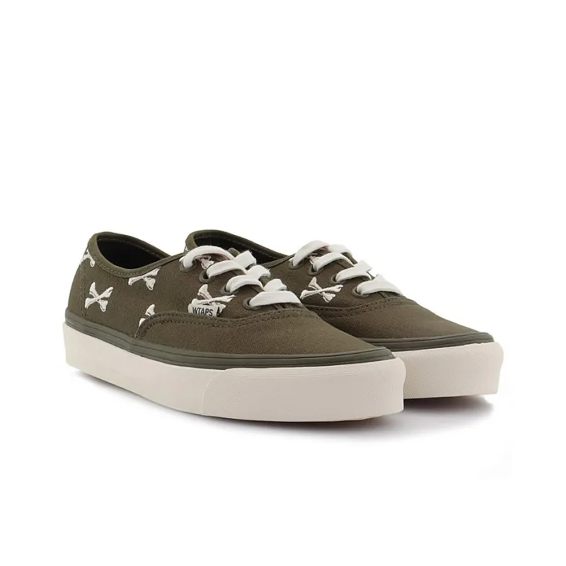 Vans Authentic Wtaps Olive Crossbones-2