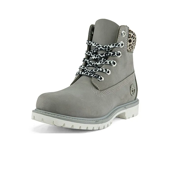 Timberland Safari Cheetah 6 Inch Waterproof Boot 'Grey And Cheetah Print' Women's-2