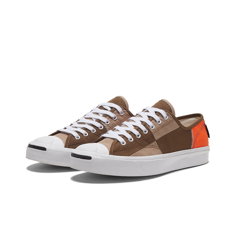 Converse Jack Purcell Low Mix N Match Brown Orange POIZON