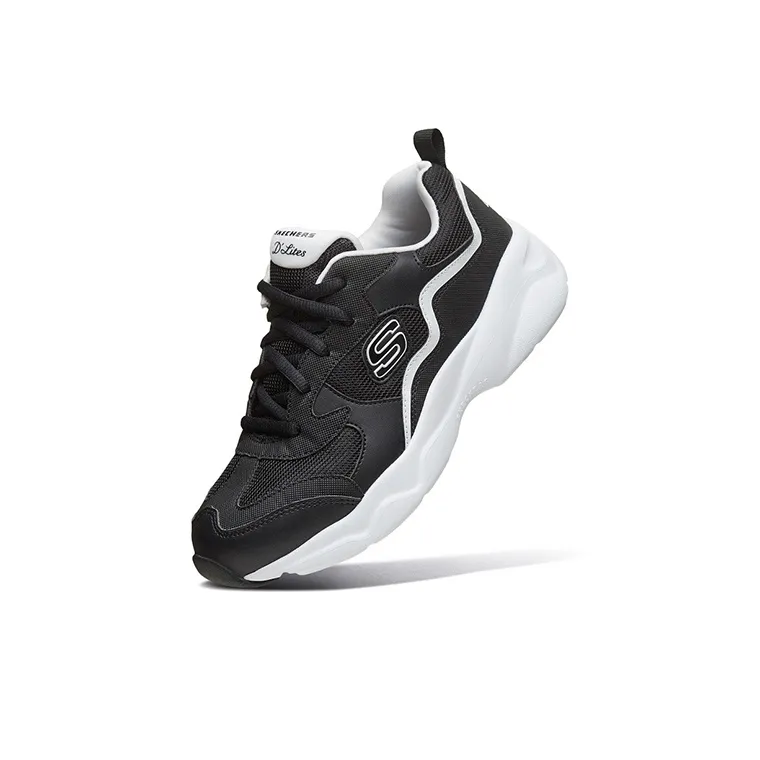 Skechers D'Lites Airy 'Black White' Women's-3