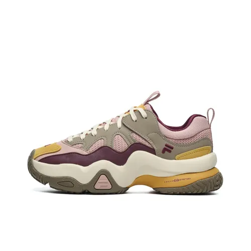 FILA FUSION Sdud Chunky Sneakers Women's Low-Top Pink/Yellow/Purple