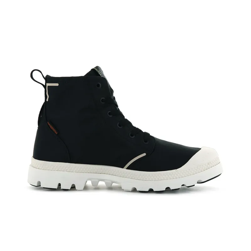 Palladium Pampa Lite+ Recycle Wp+ Anti-Slip And Wear-Resistant Breathable High-Top Canvas Shoes Unisex Black-1