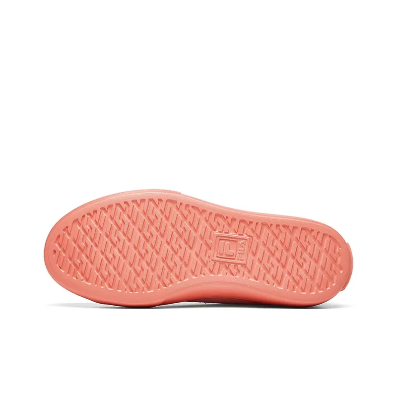 FILA Sail Anti Slip And Wear Resistant Breathable Low Top Canvas Shoes Women's Quartz Rose-4