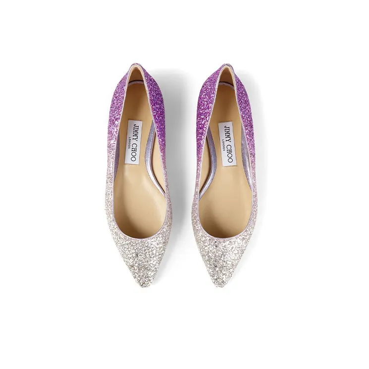 Jimmy Choo ROMY Casual Single Shoes Women's Champagne-3