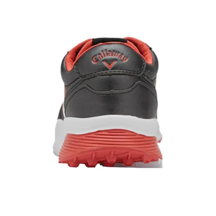 Callaway Calway Slip-Resistant Breathable Low-Top Golf Shoes Women's Black Red-2