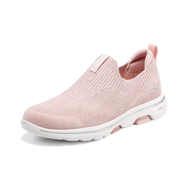 Skechers Go Walk 5 Women's Casual Shoes Women's Low Top Pink-2
