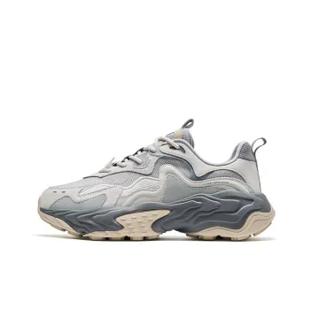 XTEP Migratory Abrasion Resistant Low Top Chunky Sneakers Men's Gray