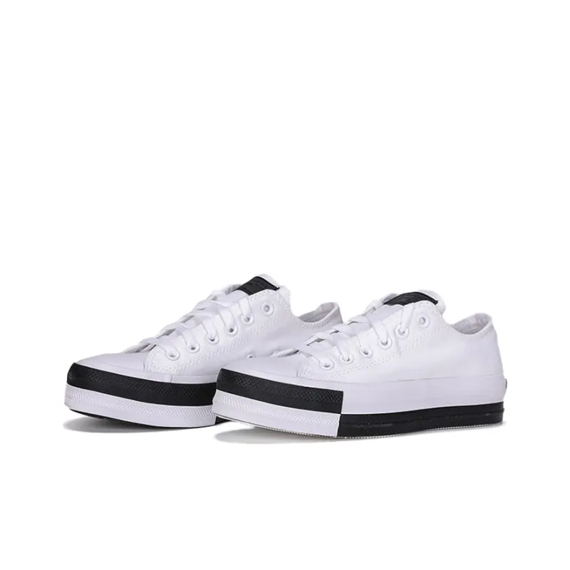 Converse Chuck Taylor All Star Black White Sneakers Women's-2