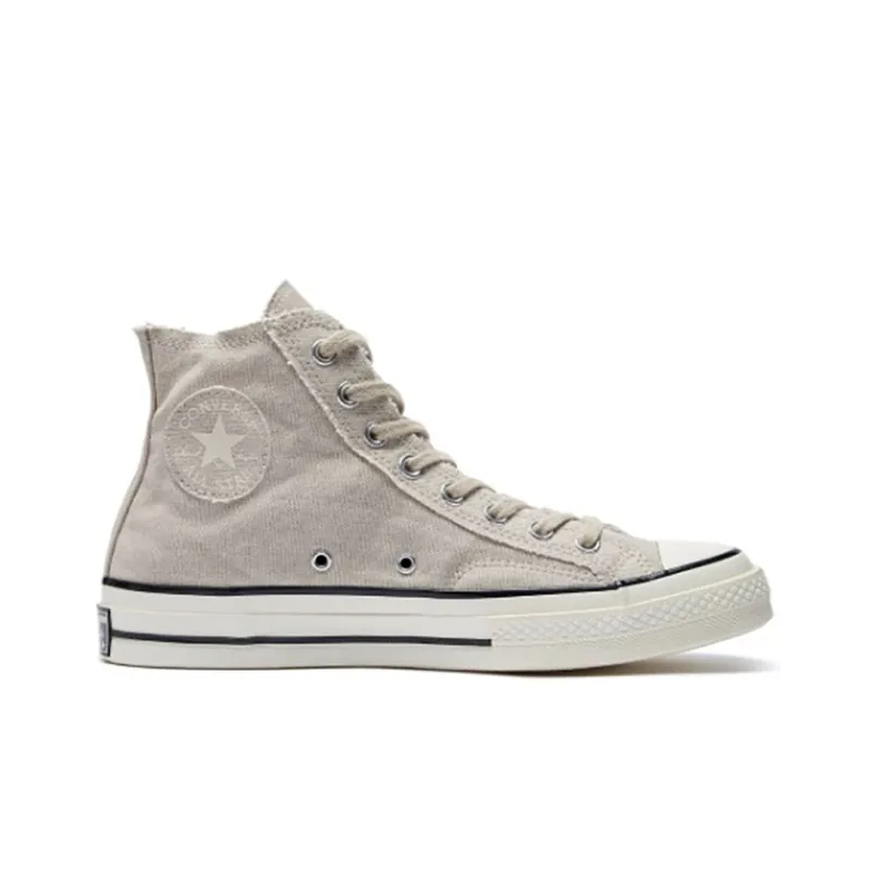 Converse Chuck Taylor All Star 1970s Anti Slip Wear Resistant High Top Canvas Shoes Unisex Gray-1