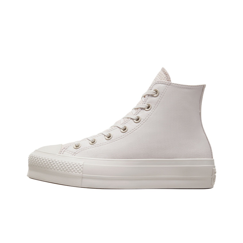 cream platform high top converse POIZON