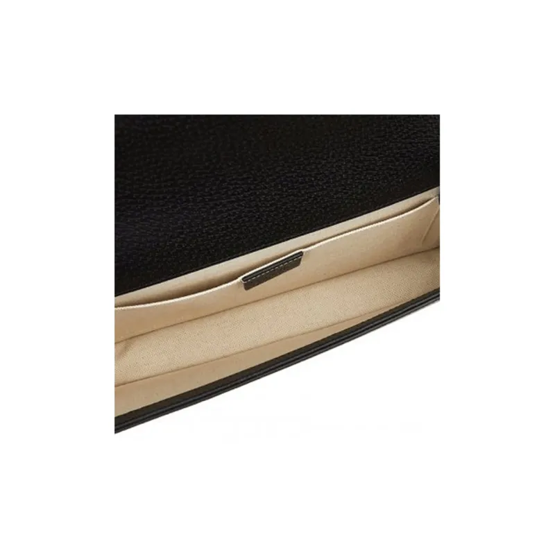 GUCCI Dionysus Leather Clutch Women's Black-3