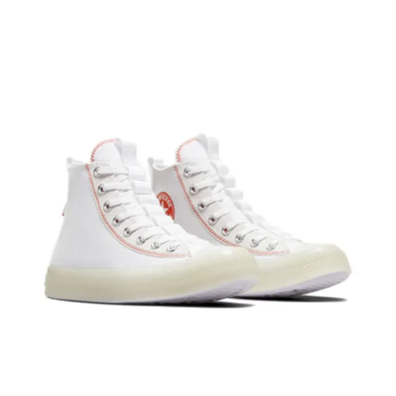 Converse Chuck Taylor All Star CX Anti-Slip And Wear-Resistant Water-Resistant High-Top Canvas Shoes Unisex White-2