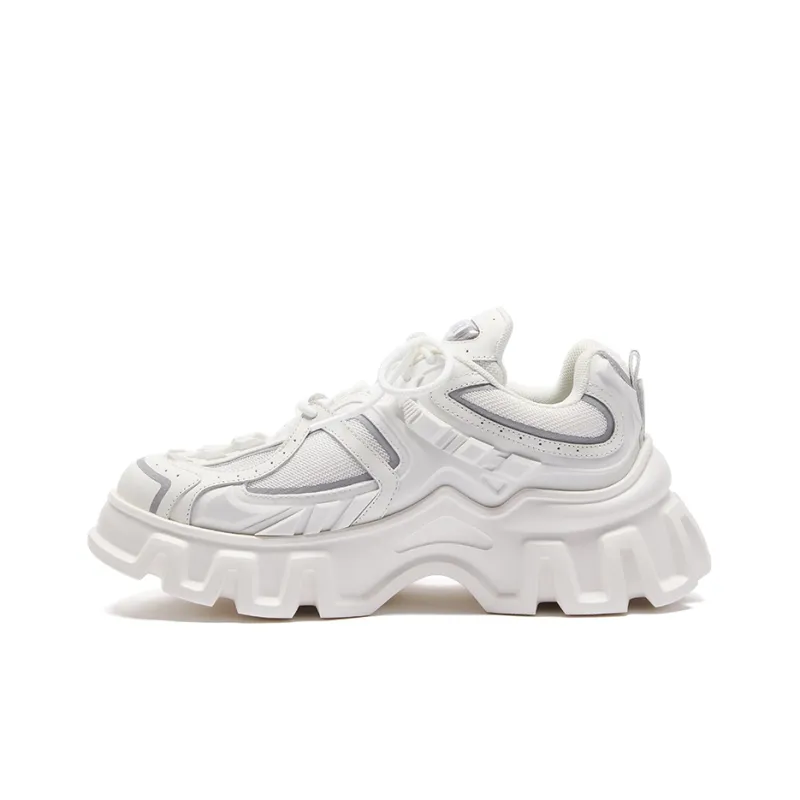 OGR Mecha Heavy Gravity Collection Chunky Sneakers Unisex Glazed White-0