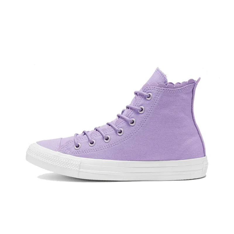 Converse Women's Chuck Taylor All Star High 'Frilly Thrills Washed Lilac' Women's-0