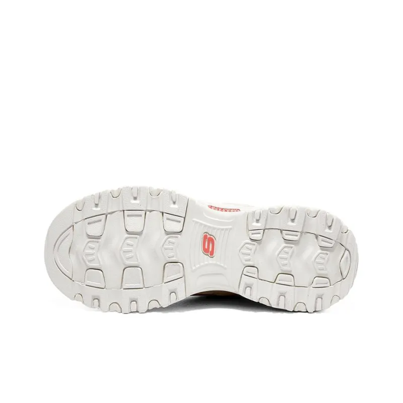 Skechers D'Lites 1.0 Chunky Sneakers Women's Low Top White/Yellow/Red-5