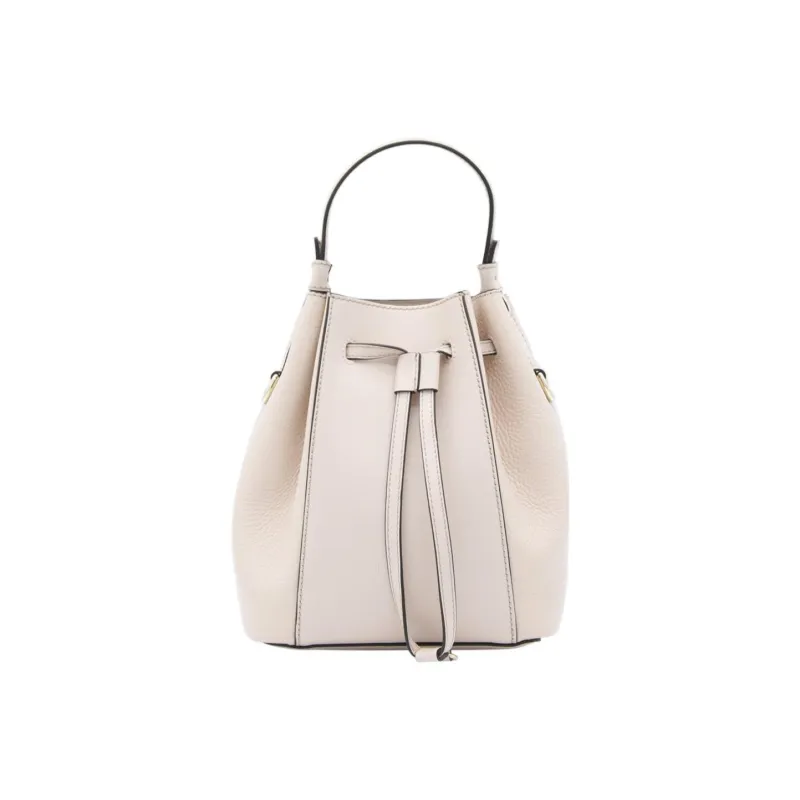 Furla Miastella Cow Leather Bucket Bag Handbag Shoulder Bag Crossbody Bag Mini Women's Ecru-0